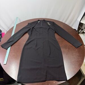 Spenser Jeremy Classic Black Long Sleeve Dress